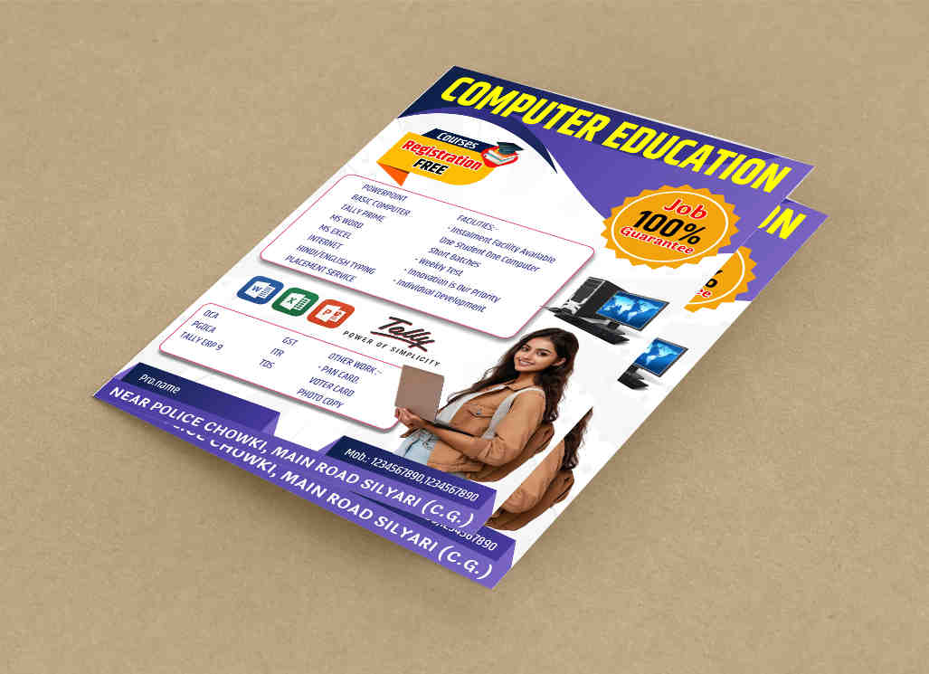 Computer Training pamphle PAMPHLETS PAMPHLET