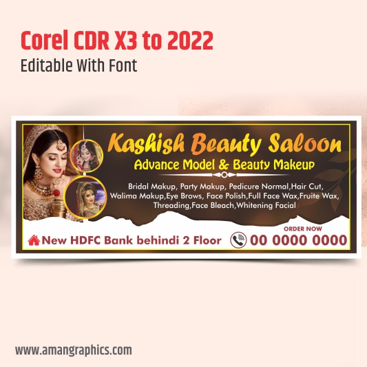 Beauty Saloon Design FLEX BANNER FLEX