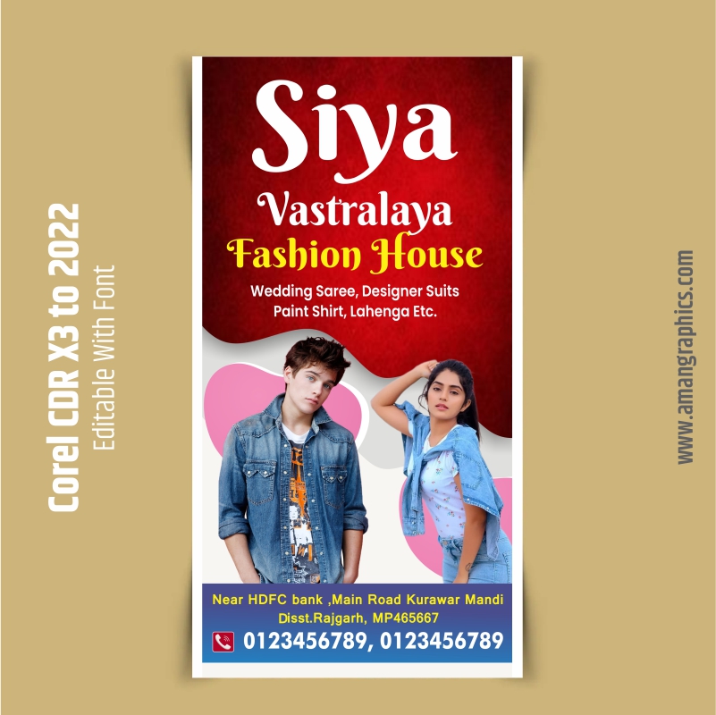 cloth store banner design FLEX BANNER FLEX