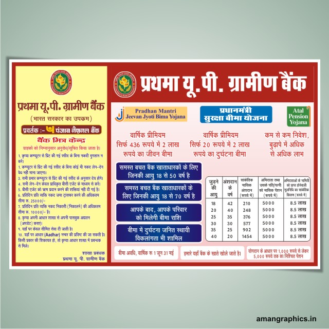 Best Prathama Bank Banner Design Cdr File FLEX BANNER BANK OF INDIA 2023,BANNER BANK,CARD,CLIP ART,DIGITAL CARD,DIGITAL GRAPHIC MOHIT BHATT,FLEX