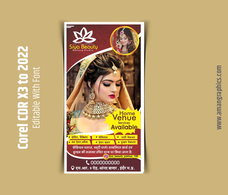 beauty parlour banner design FLEX BANNER FLEX