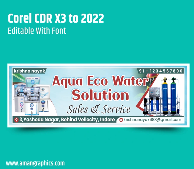 ro water banner design FLEX BANNER FLEX