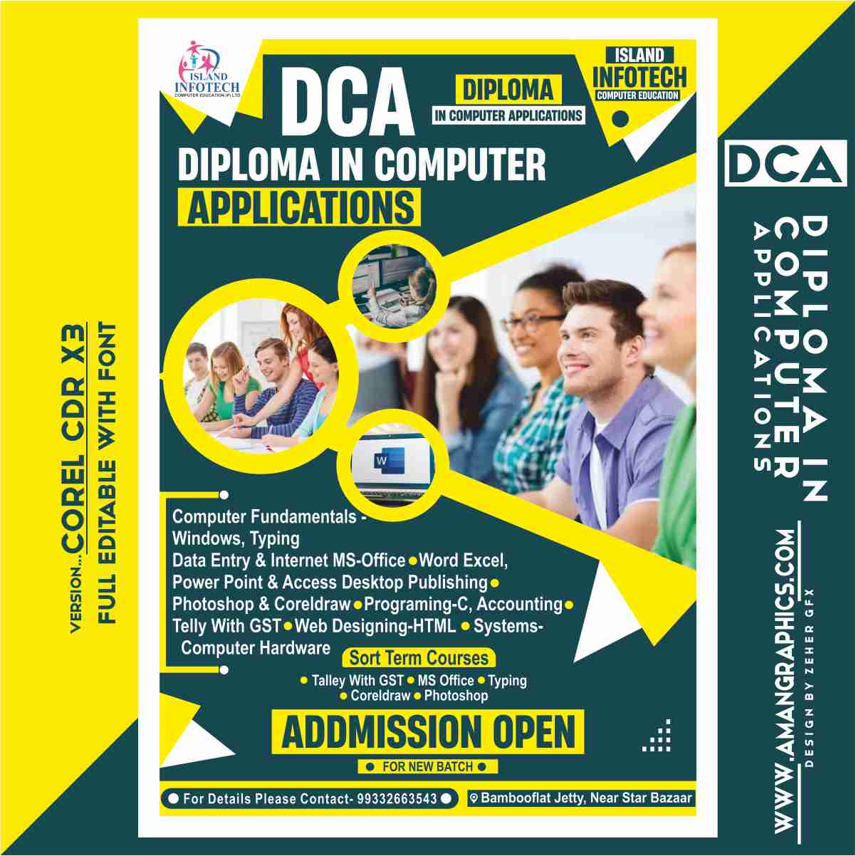 Aman Graphics Dca Diploma In Computer Application Pamphlet Design Aman Graphics Dca Diploma In Computer Application Pamphlet Design